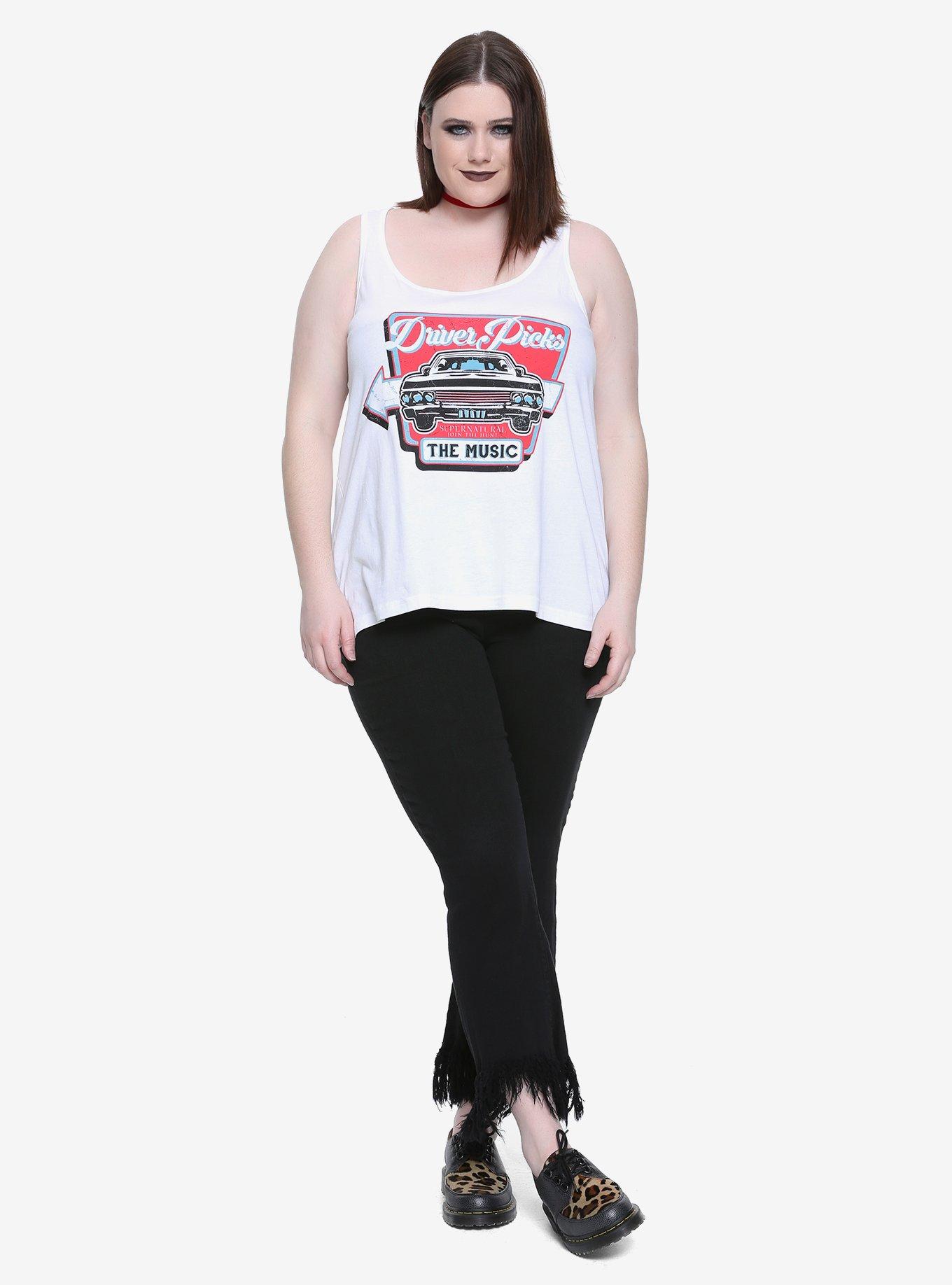 Supernatural Driver Picks The Music Girls Tank Top Plus Size, , alternate