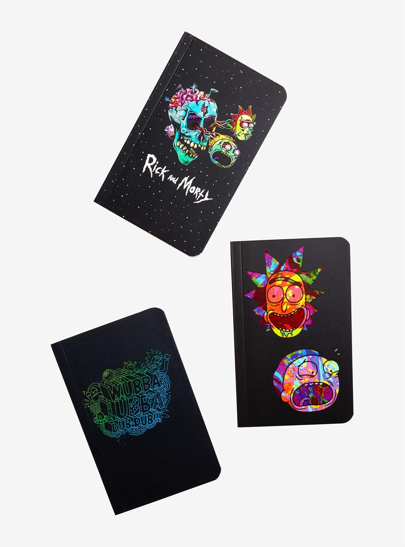 Rick And Morty Mini Journal Set, , alternate