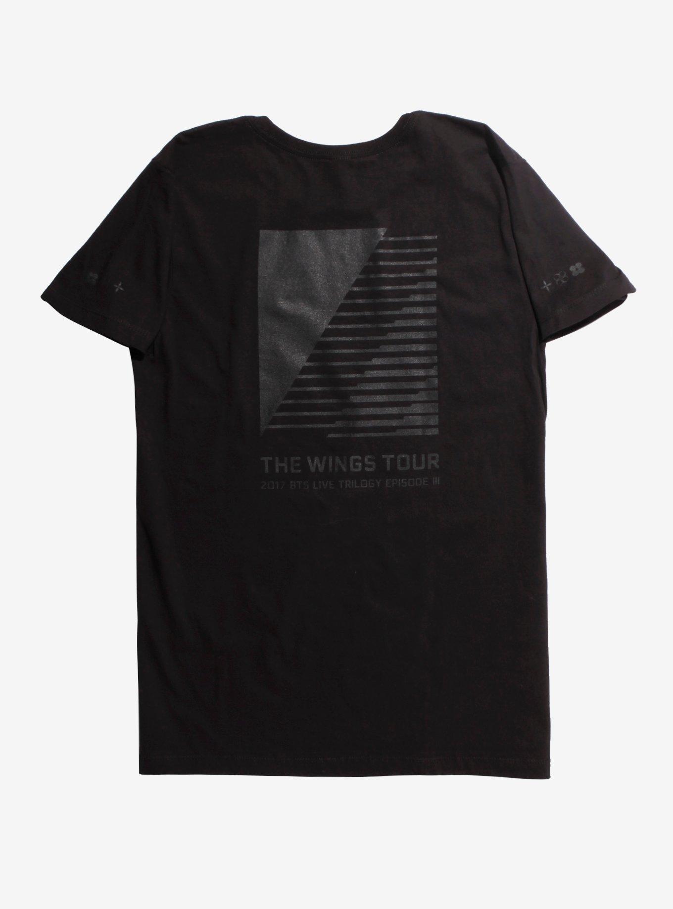 BTS The Wings Tour T Shirt Hot Topic Exclusive Hot Topic