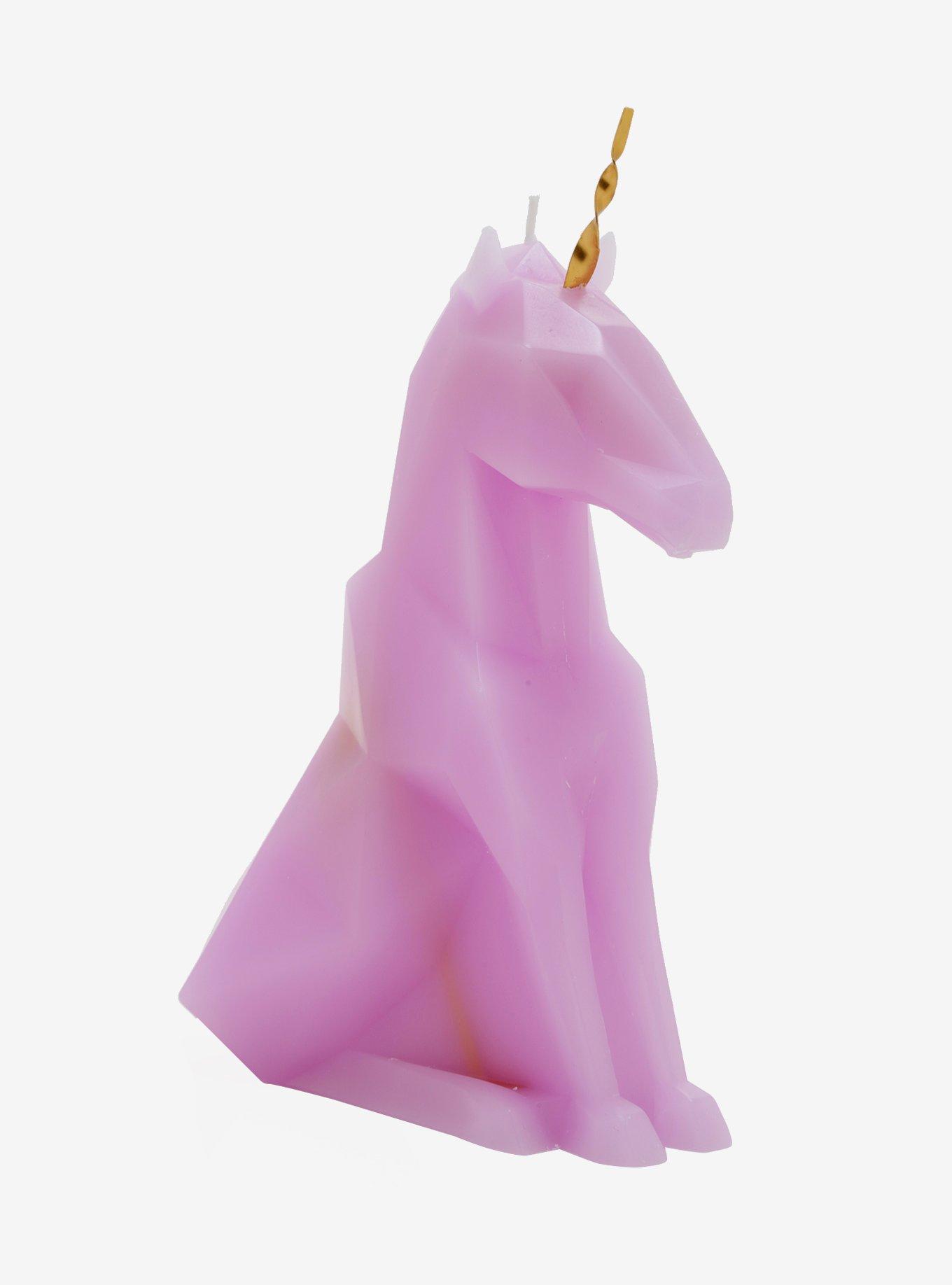 Pyropet Einar Pink Unicorn Skeleton Candle, , alternate