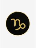 Capricorn Zodiac Symbol Enamel Pin, , alternate