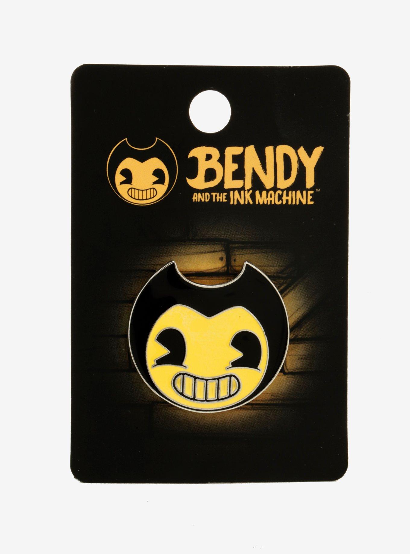 Bendy And The Ink Machine Bendy Face Enamel Pin, , alternate