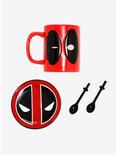 Marvel Deadpool Mug With Spoons And Coaster - BoxLunch Exclusive, , alternate