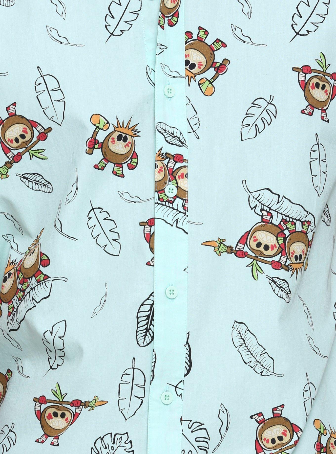 Our Universe Disney Moana Kakamora Woven Button-Up - BoxLunch Exclusive, , alternate