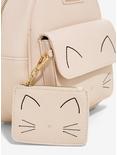 Loungefly Cat Face Mini Backpack And Coin Purse - BoxLunch Exclusive, , alternate
