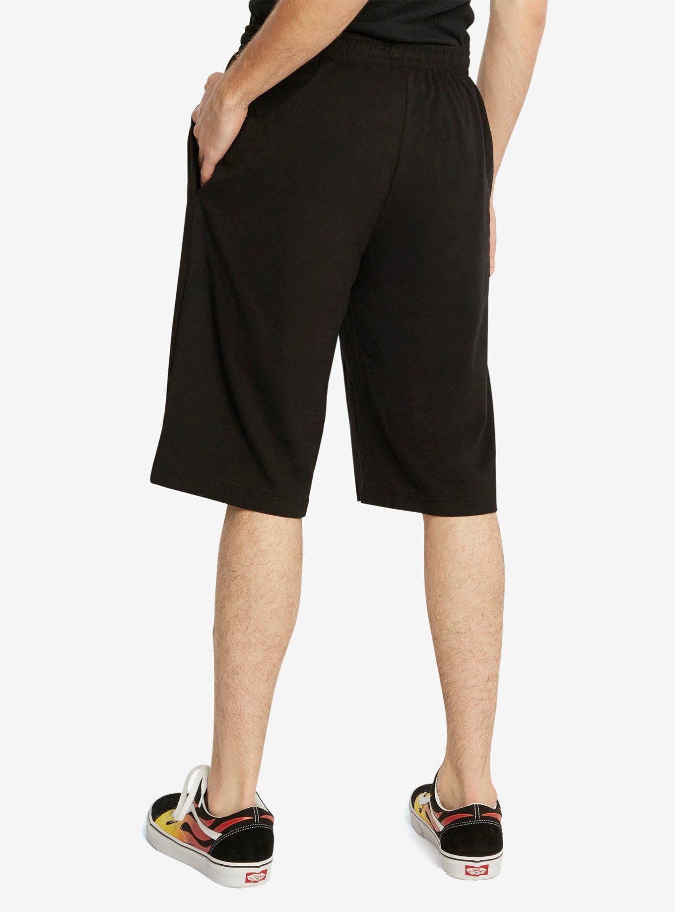 Disney The Lion King Scar Surrounded By Idiots Guys Pajama Shorts, BLACK, alternate