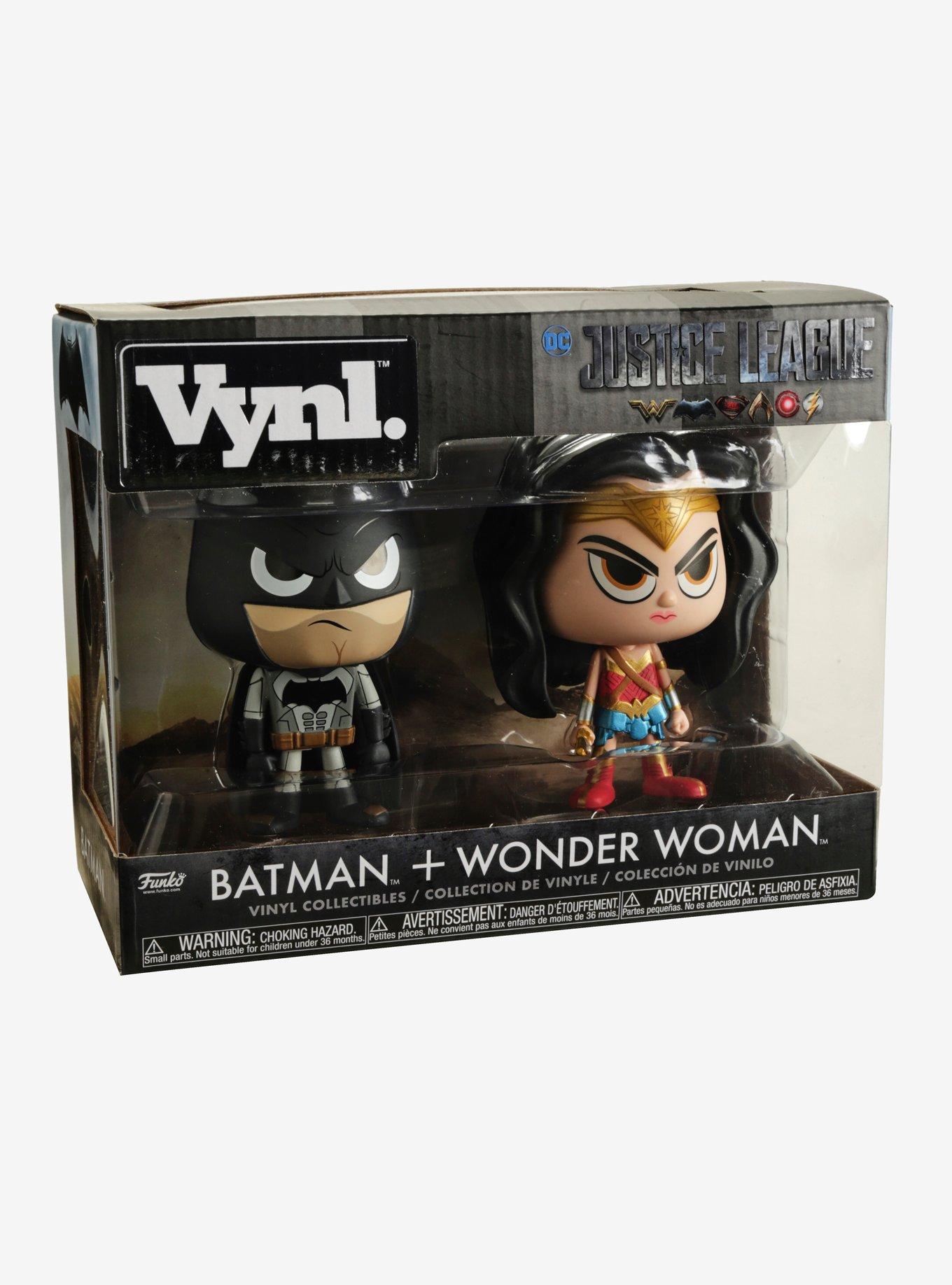 Funko Vynl. DC Comics Justice League Batman & Wonder Woman Vinyl Figures, , alternate