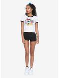 Disney Mickey Mouse & Friends Girls Ringer Crop T-Shirt, , alternate