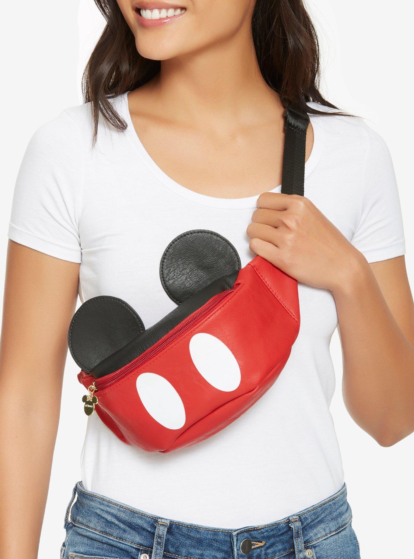 Loungefly Disney Mickey Mouse Ears Fanny Pack - BoxLunch Exclusive, , alternate