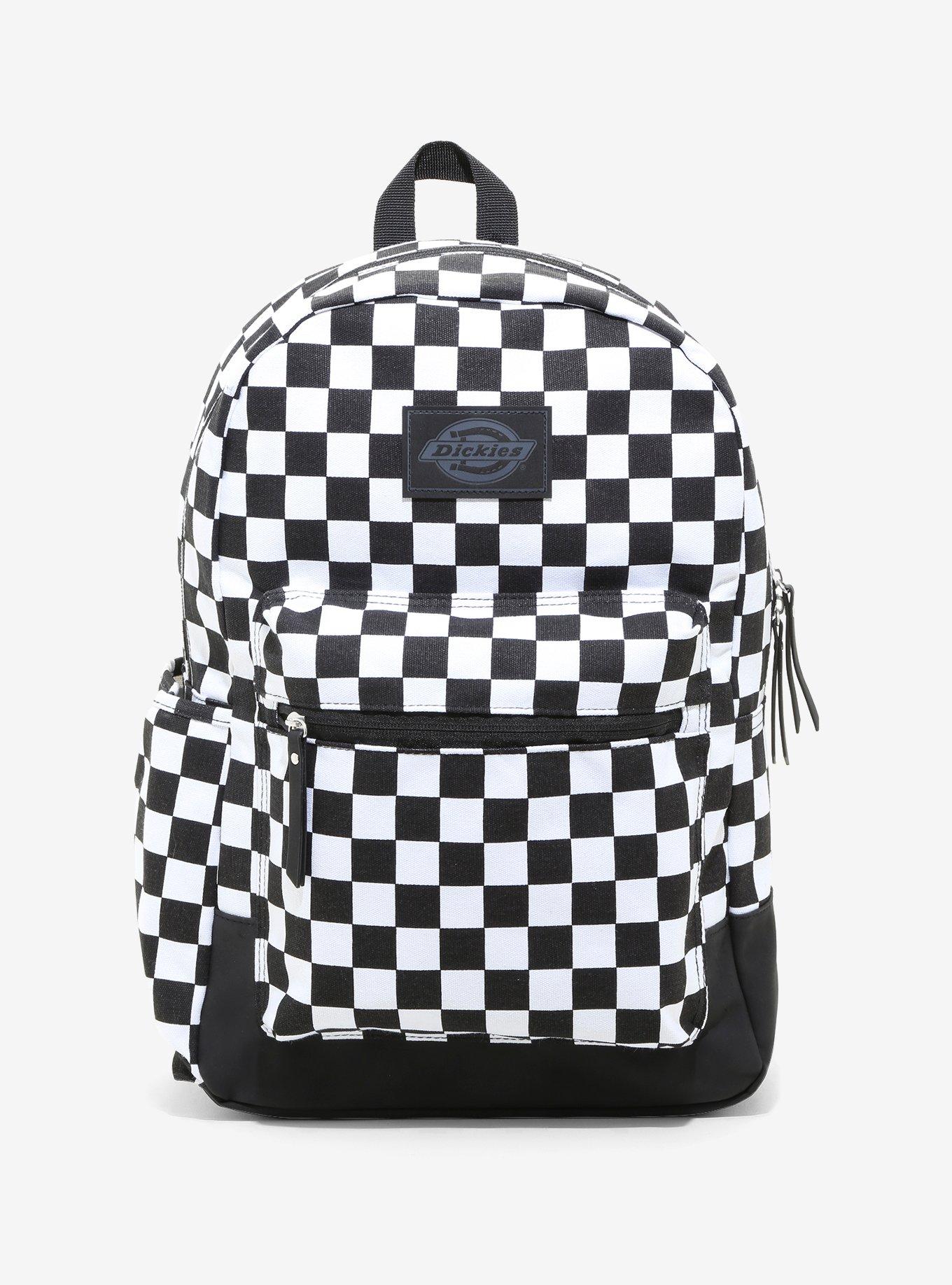 Dickies Black & White Checker Backpack, , alternate