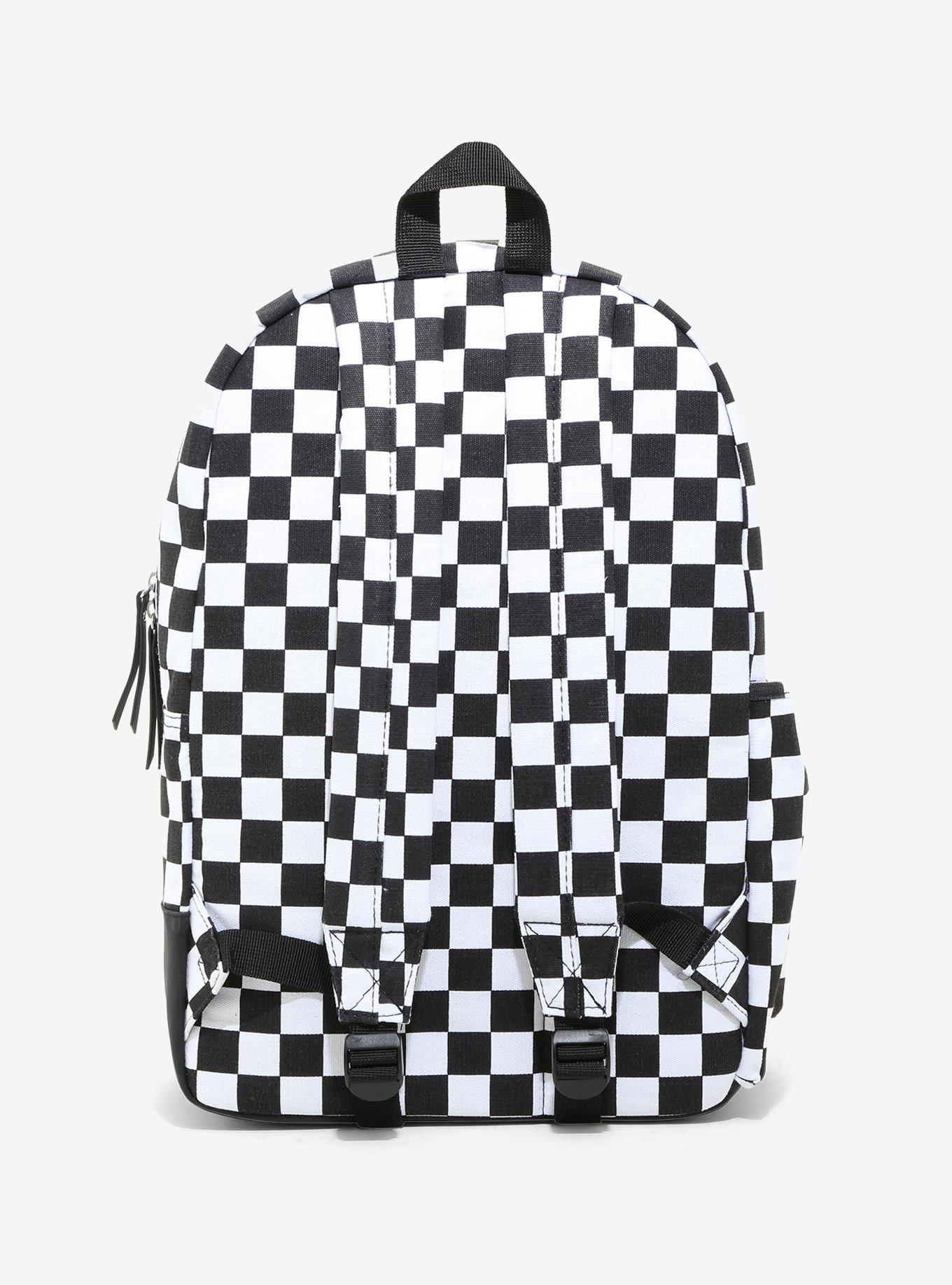 Dickies Black & White Checker Backpack, , alternate