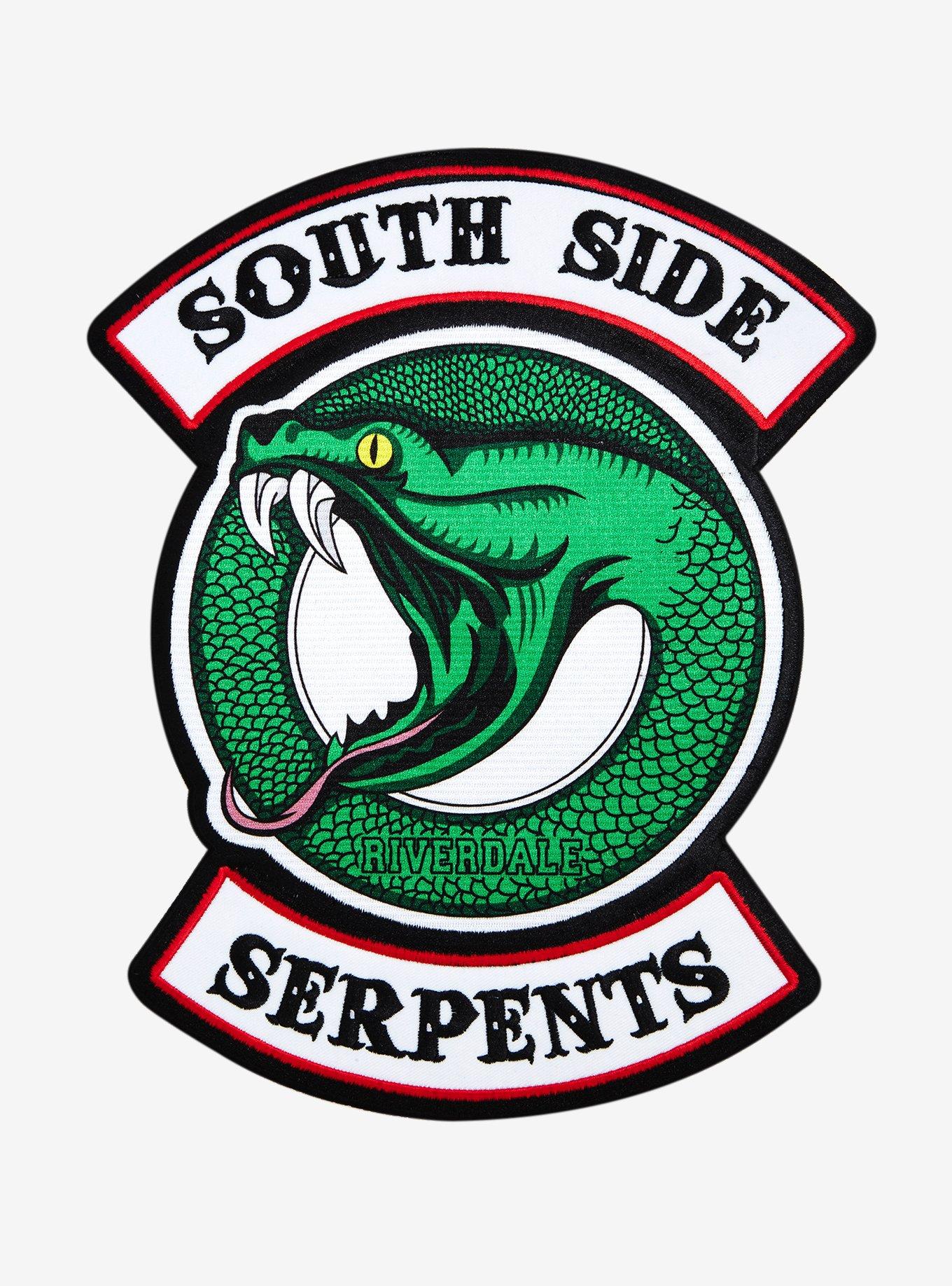 Riverdale Southside Serpents Large Circle Patch Hot Topic Exclusive, , alternate