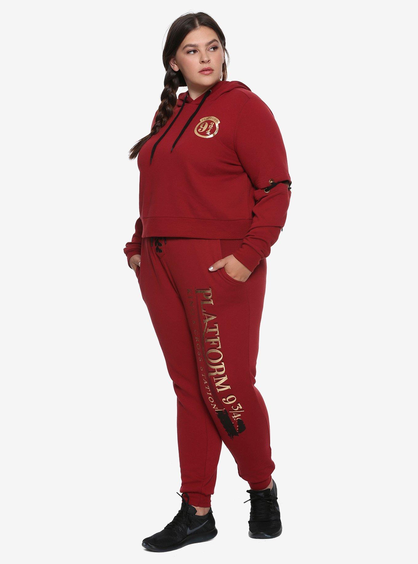 Harry Potter Hogwarts Express Girls Jogger Pants Plus Size, , alternate