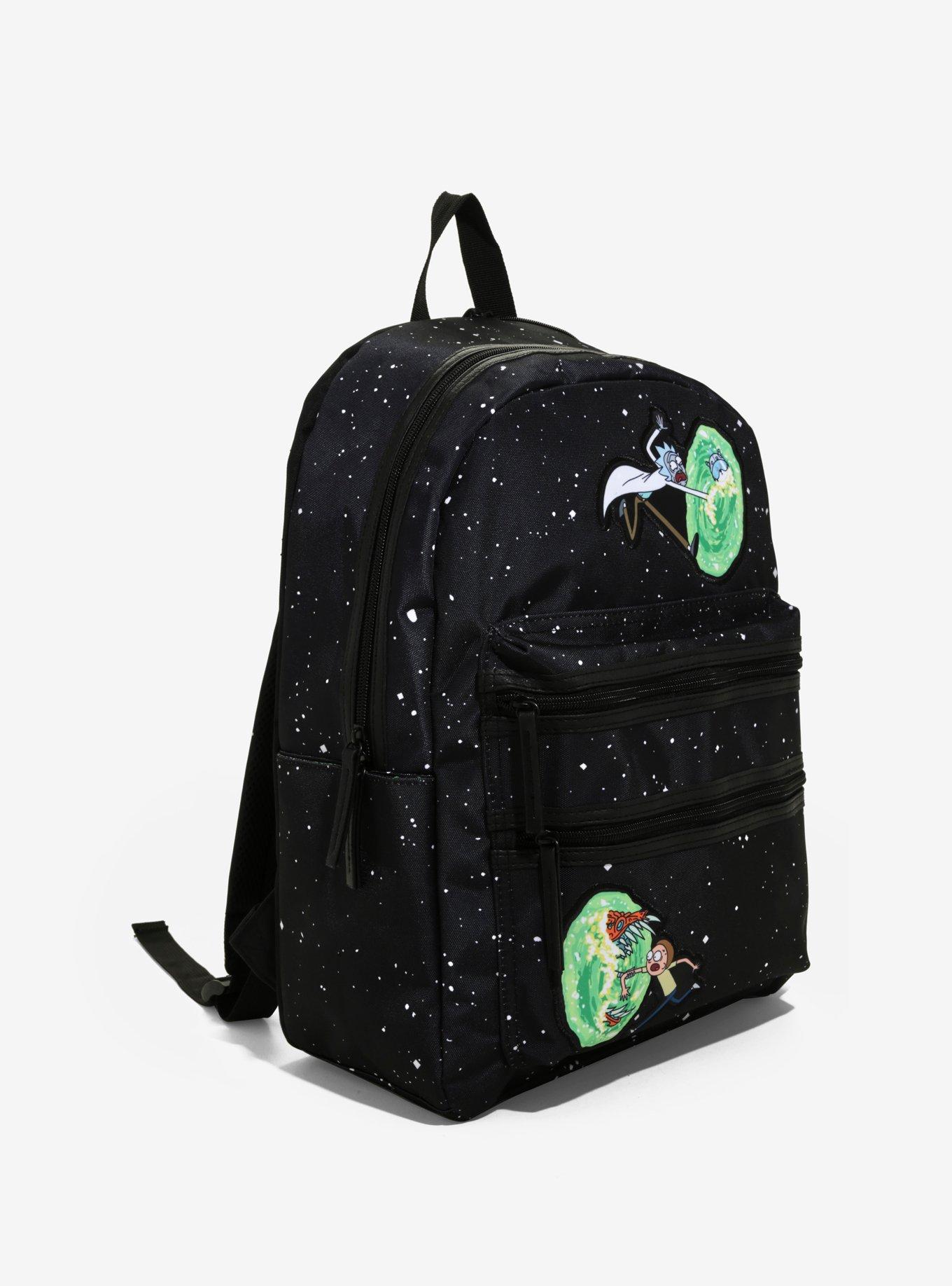 Rick And Morty Portal Pocket Backpack, , alternate