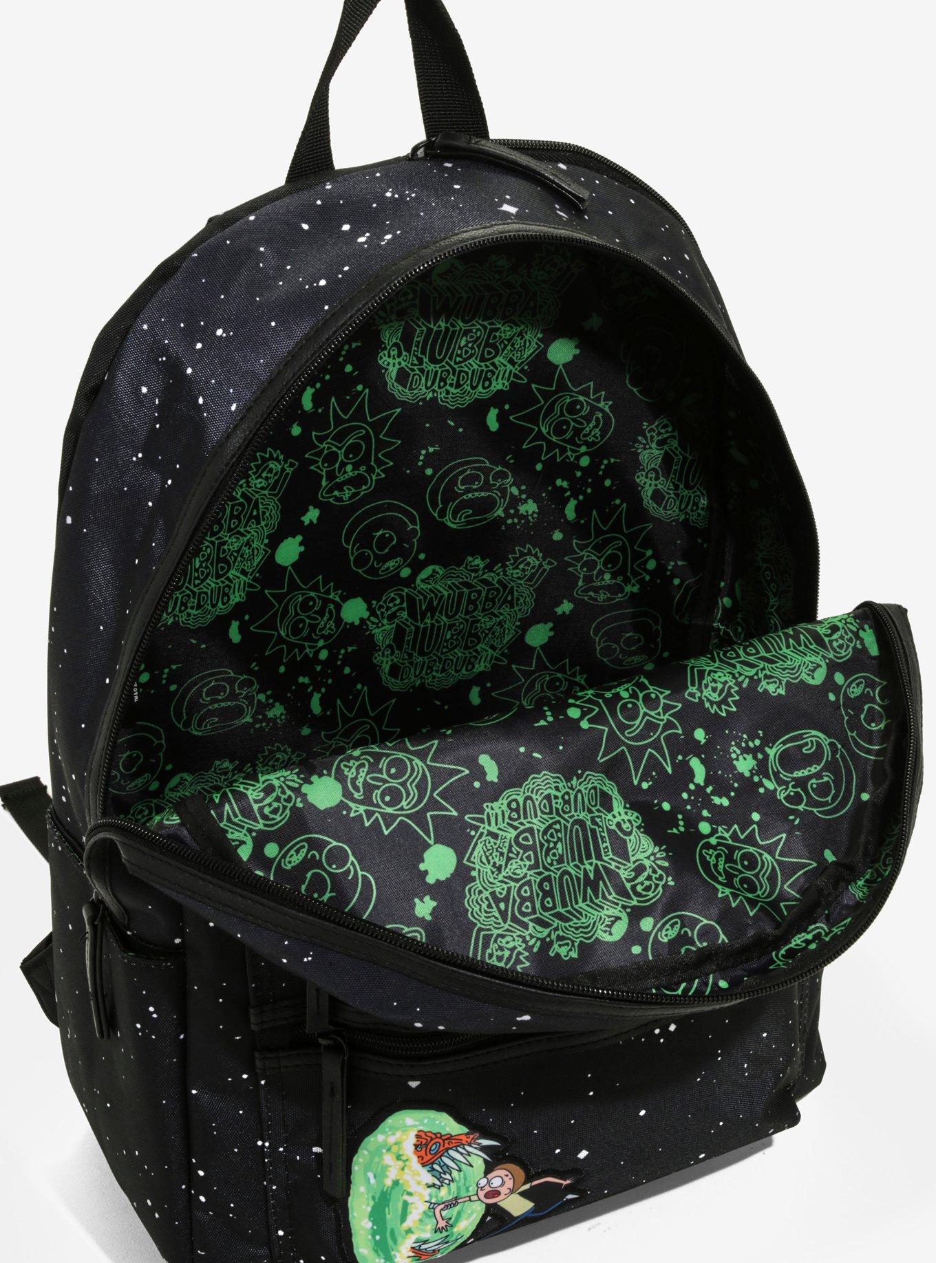 Rick And Morty Portal Pocket Backpack, , alternate