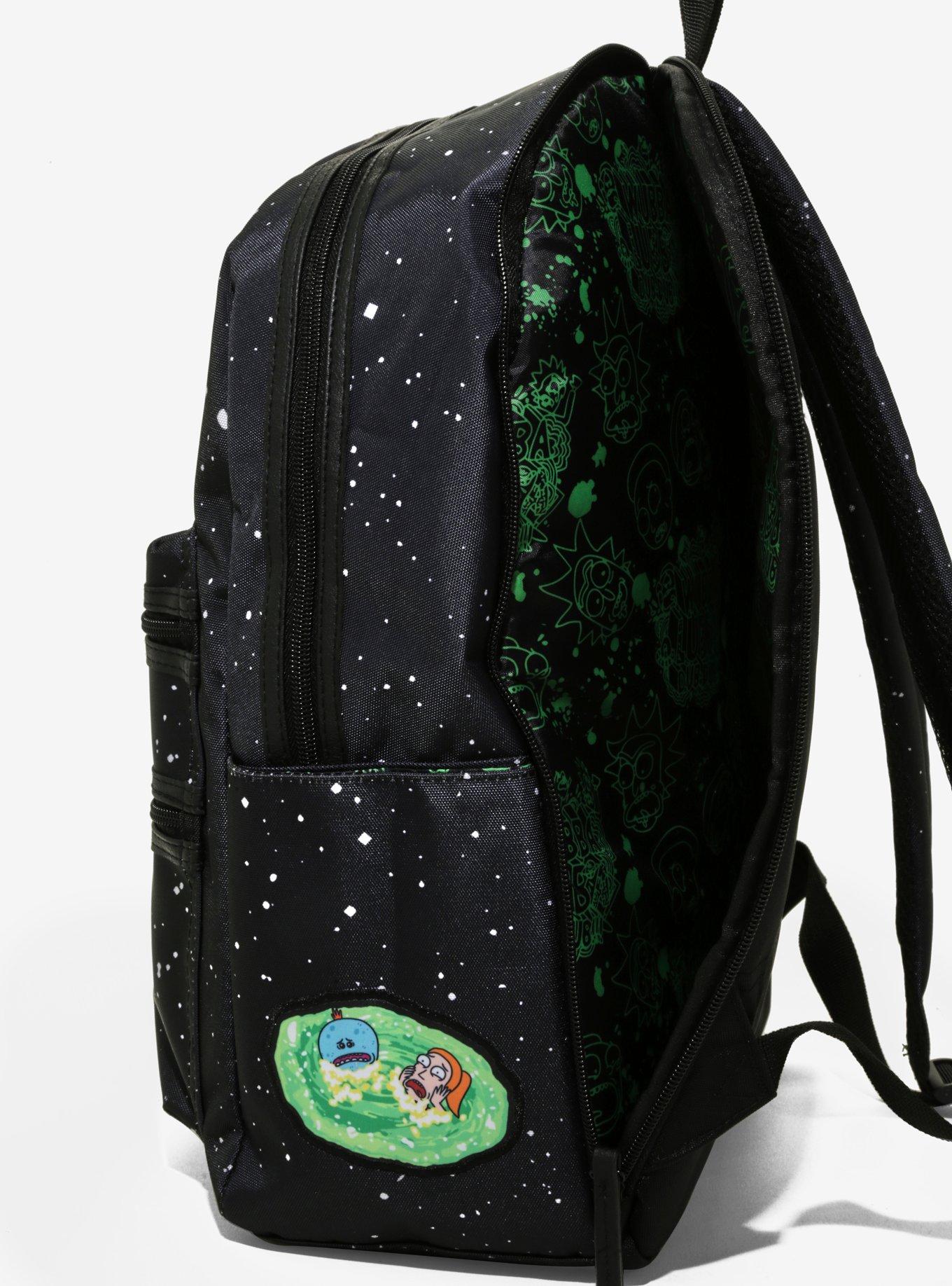 Rick And Morty Portal Pocket Backpack, , alternate