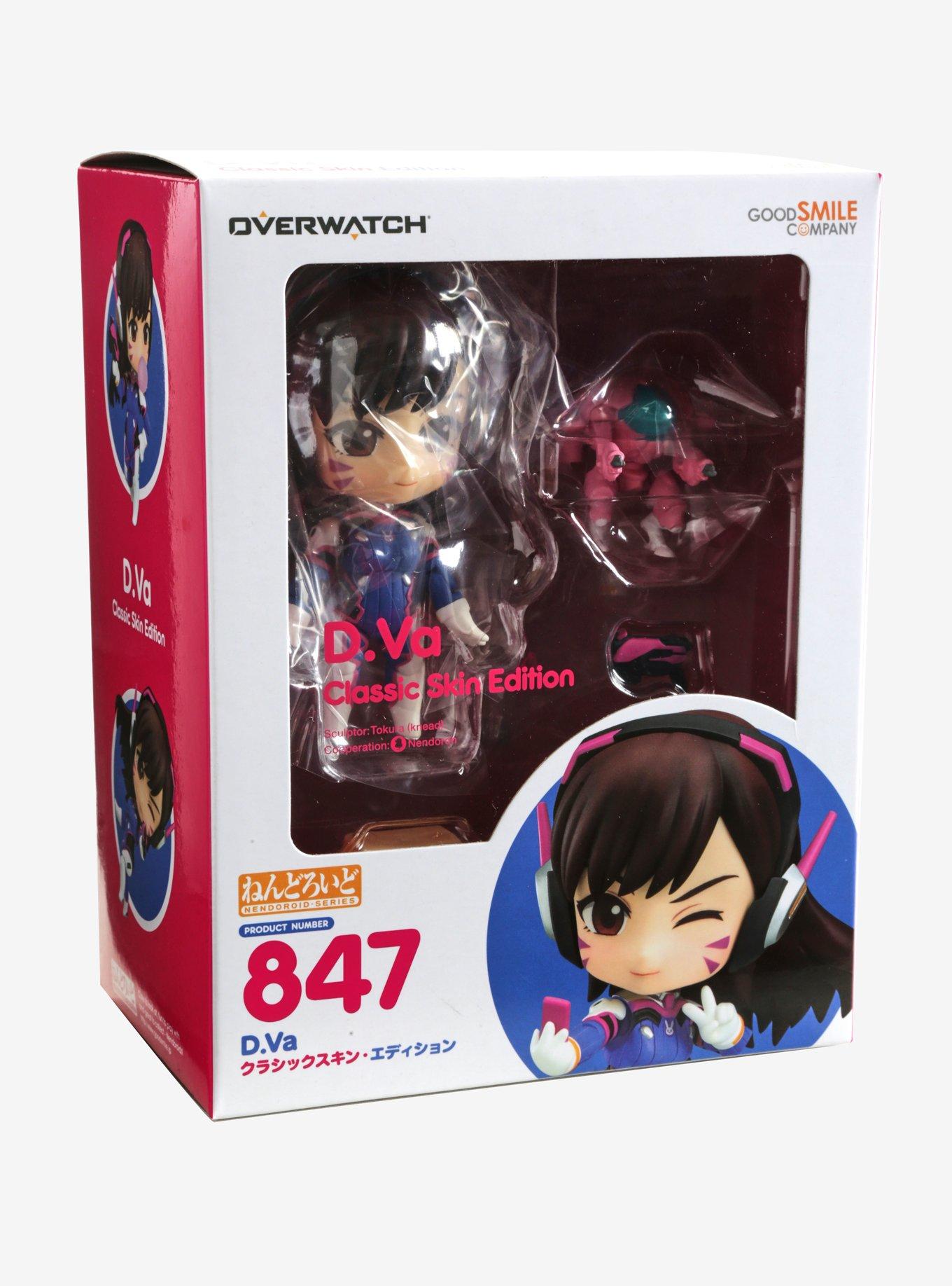 Nendoroid Overwatch D.Va Classic Skin Edition Vinyl Figure, , alternate