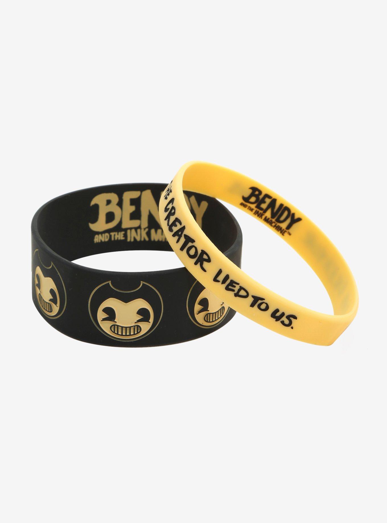 Bendy And The Ink Machine The Creater Rubber Bracelet Set, , alternate