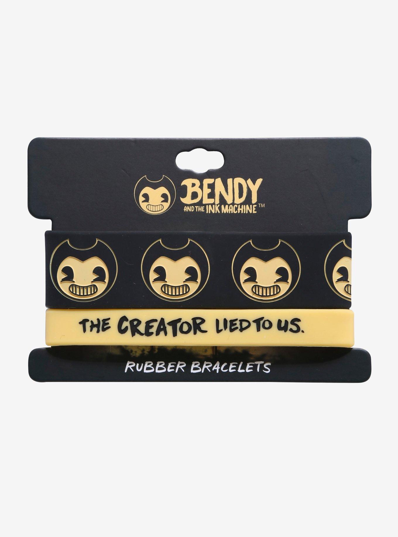 Bendy And The Ink Machine The Creater Rubber Bracelet Set, , alternate