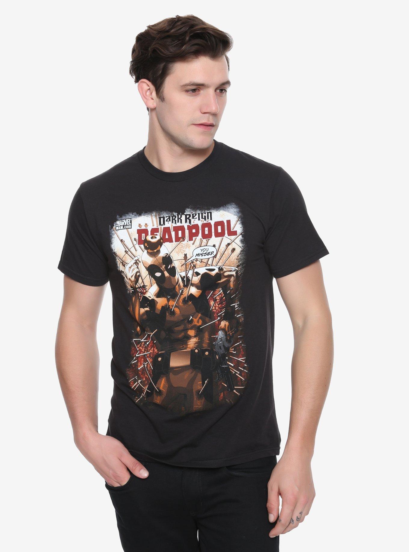 Marvel Deadpool You Missed T-Shirt Hot Topic Exclusive, , alternate