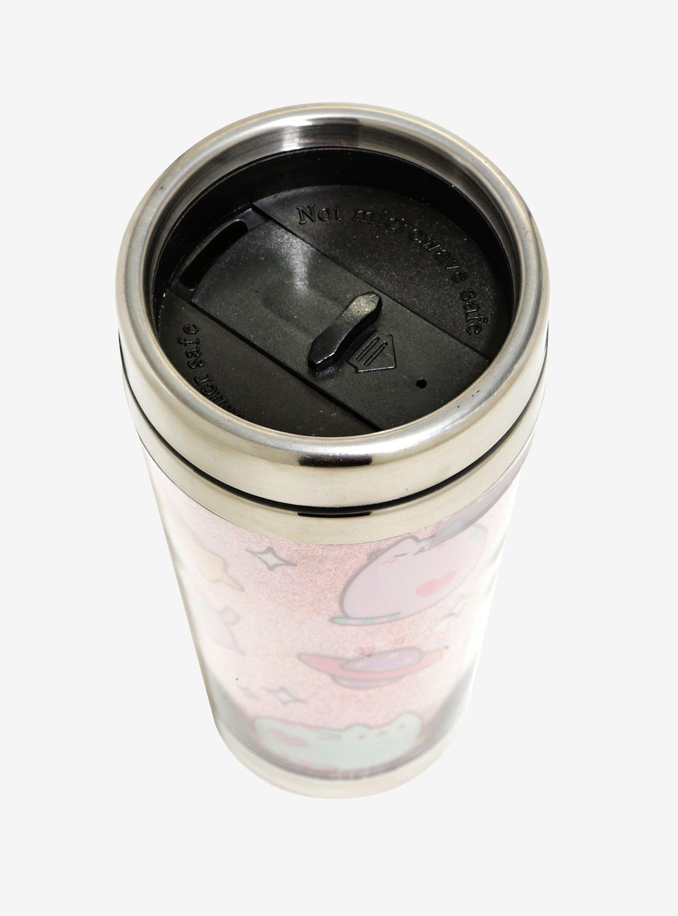 Pusheen Space Toss Glitter Travel Mug, , alternate