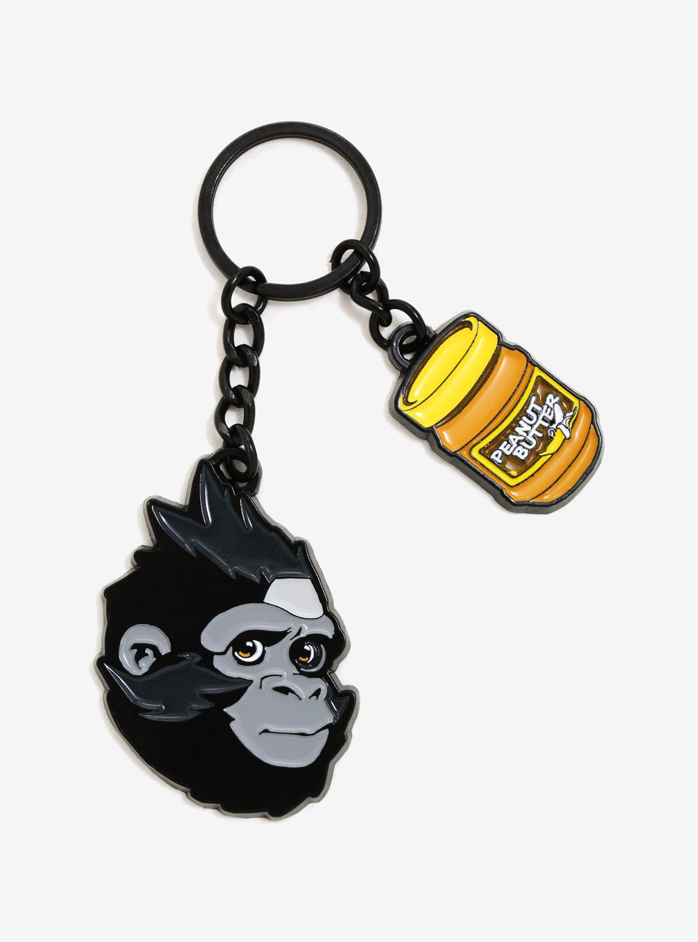 Overwatch Peanut Butter Winston Key Chain, , alternate