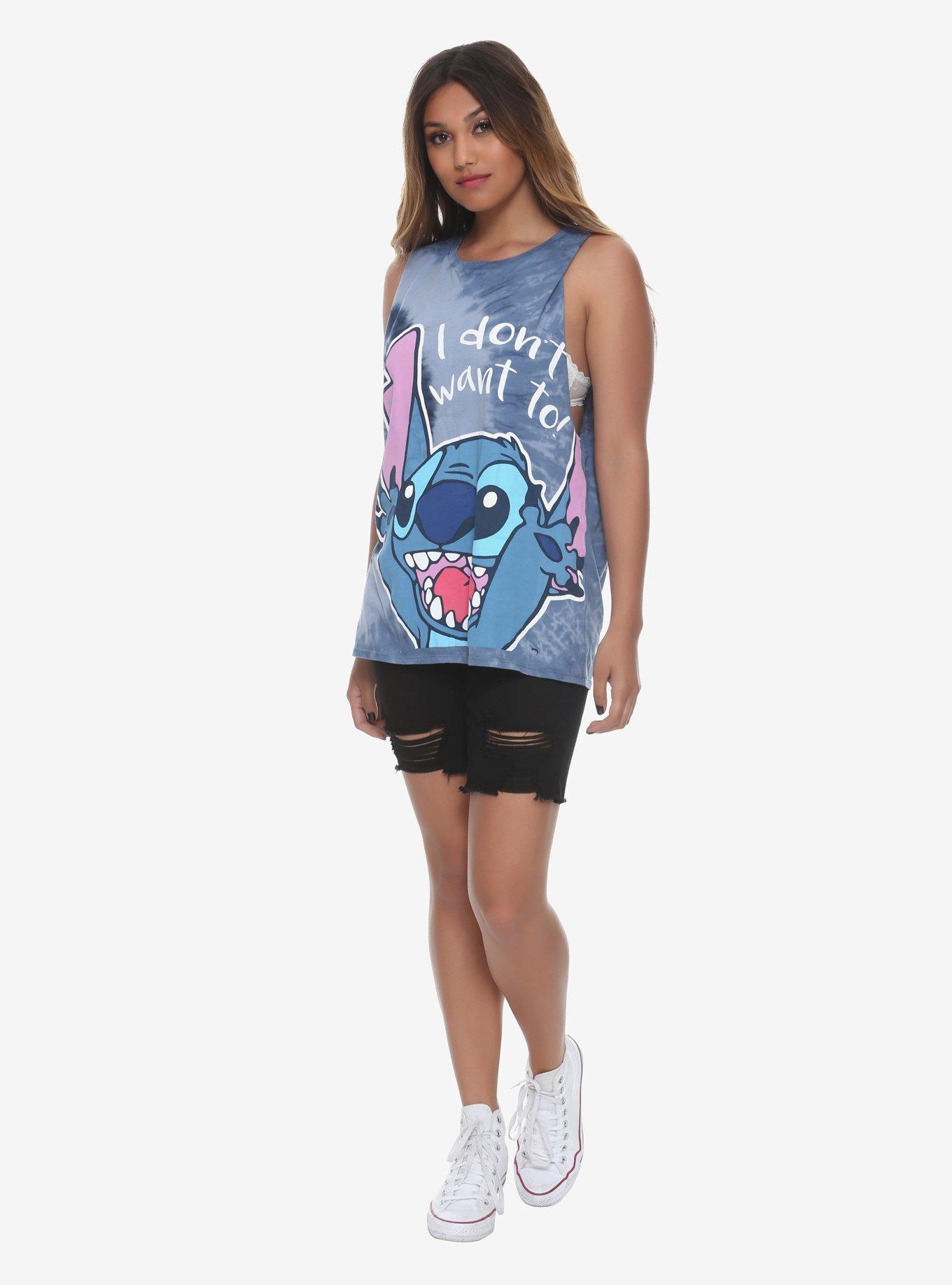 Disney Lilo & Stitch Tie Dye Girls Muscle Top, TIE DYE, alternate