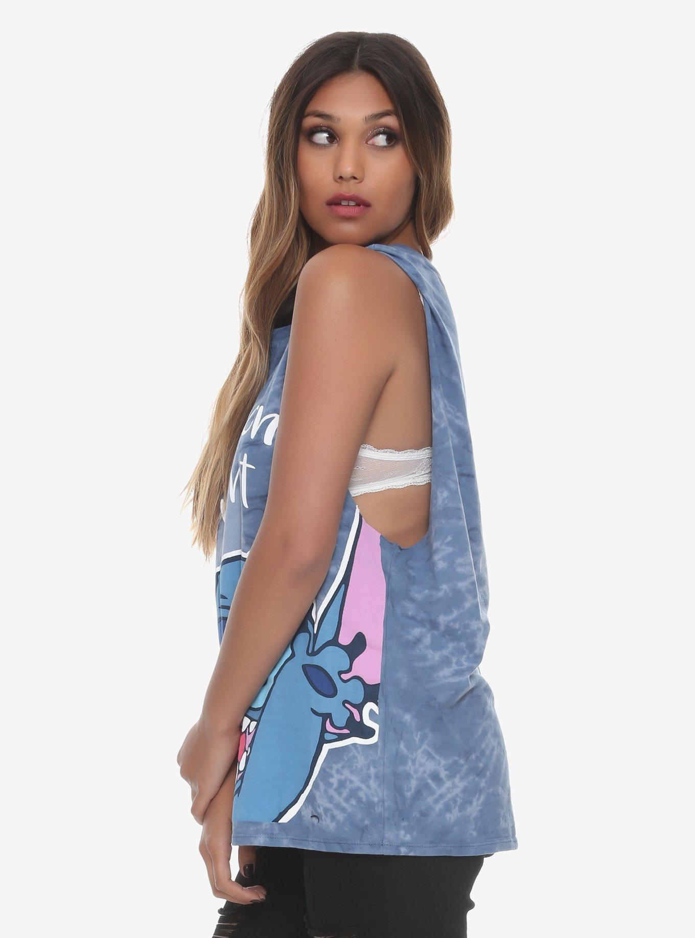 Disney Lilo & Stitch Tie Dye Girls Muscle Top, TIE DYE, alternate