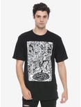 Rick And Morty Black & White Portal T-Shirt Hot Topic Exclusive, , alternate