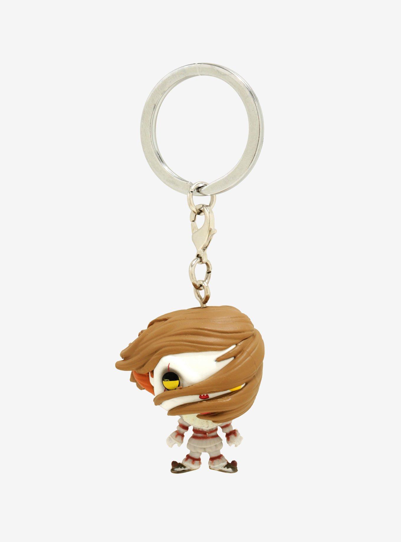 Funko It Pocket Pop! Pennywise With Wig Key Chain, , alternate