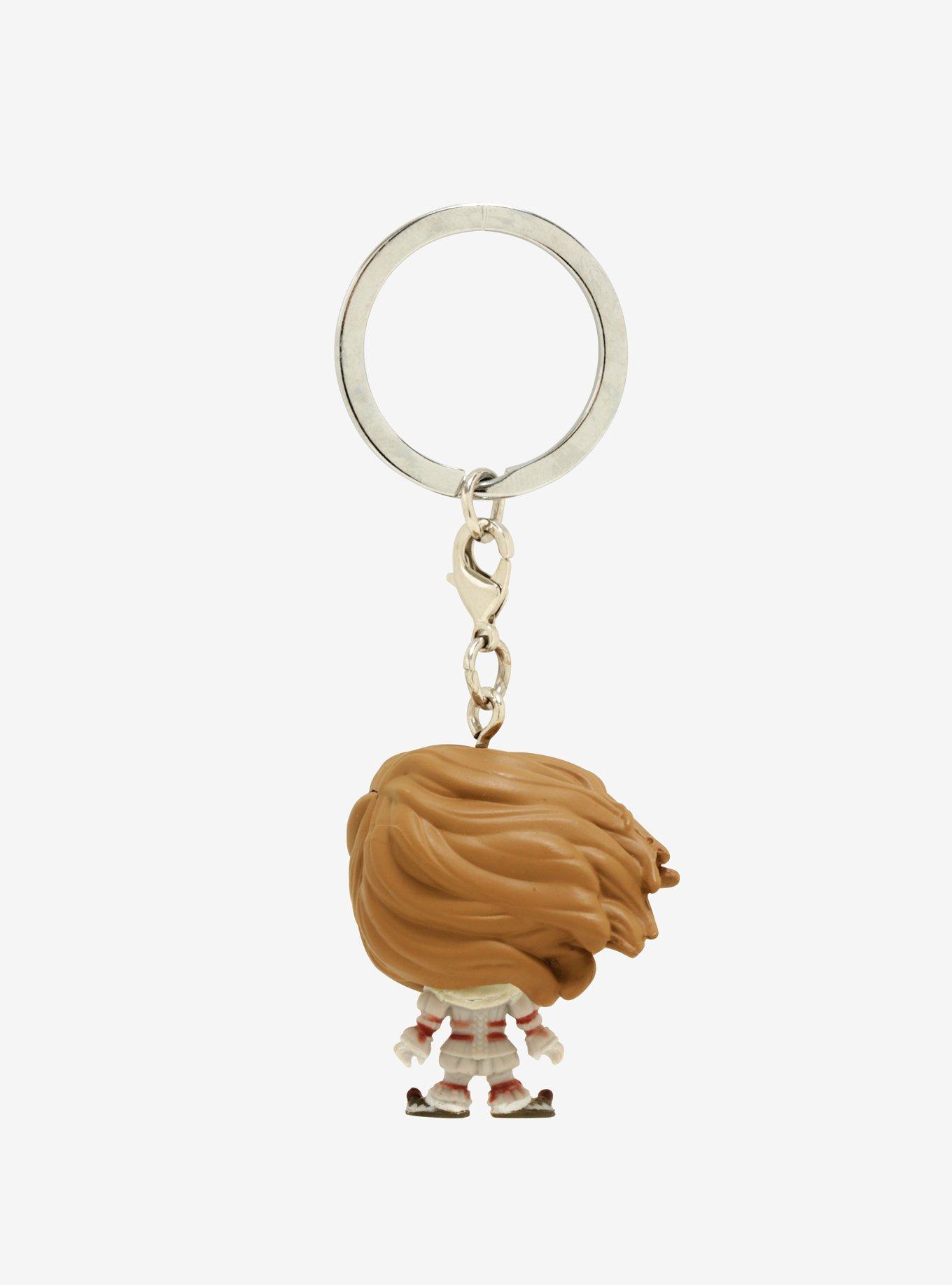 Funko It Pocket Pop! Pennywise With Wig Key Chain, , alternate