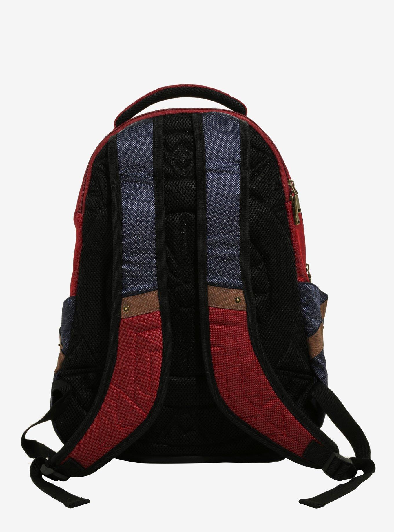 DC Comics Wonder Woman Logo Built-Up Backpack, , alternate