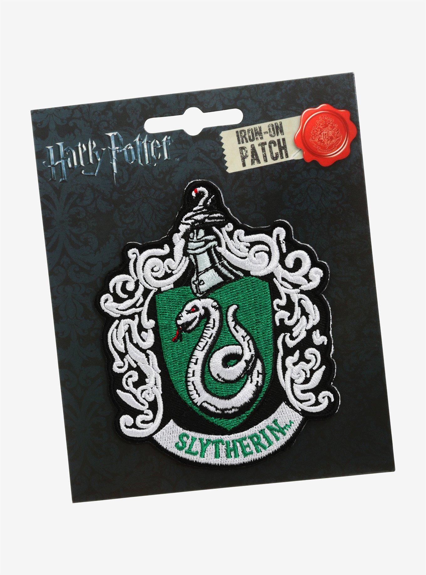 Harry Potter Slytherin Crest Iron-On Patch, , alternate