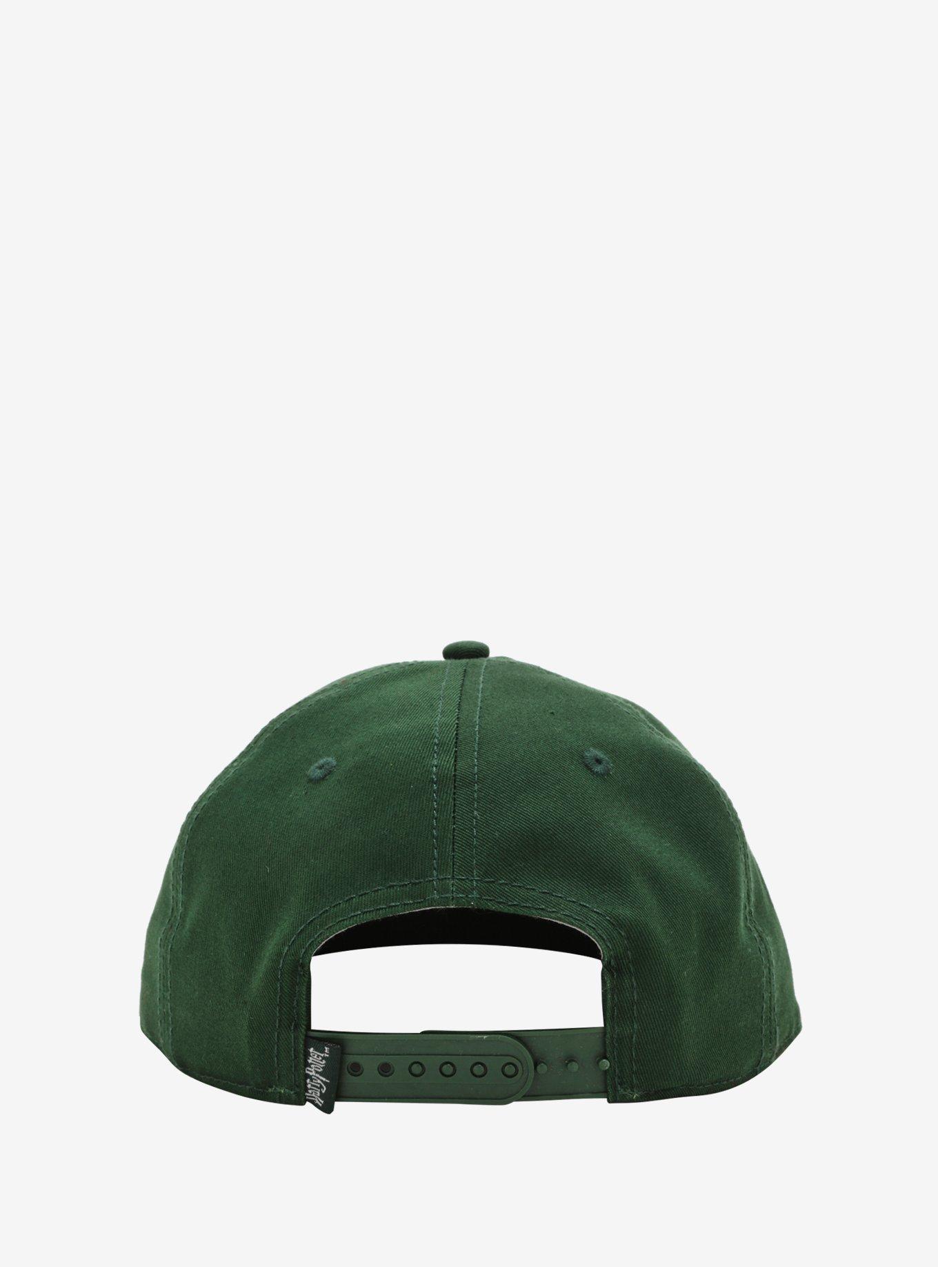 Harry Potter Slytherin Crest Snapback Hat, , alternate