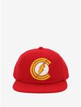 DC Comics The Flash Logo Snapback Hat - BoxLunch Exclusive, , alternate