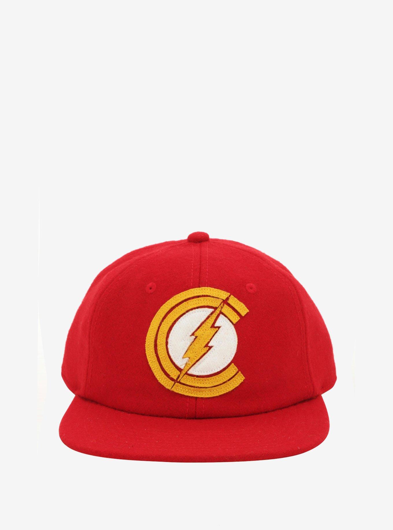 DC Comics The Flash Logo Snapback Hat - BoxLunch Exclusive, , alternate
