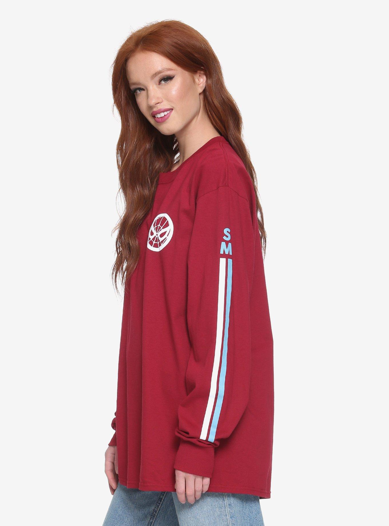 Marvel Spider-Man Womens Long Sleeve Tee - BoxLunch Exclusive, , alternate