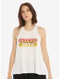 Stranger Things Retro Logo Womens Tank Top - BoxLunch Exclusive, , alternate