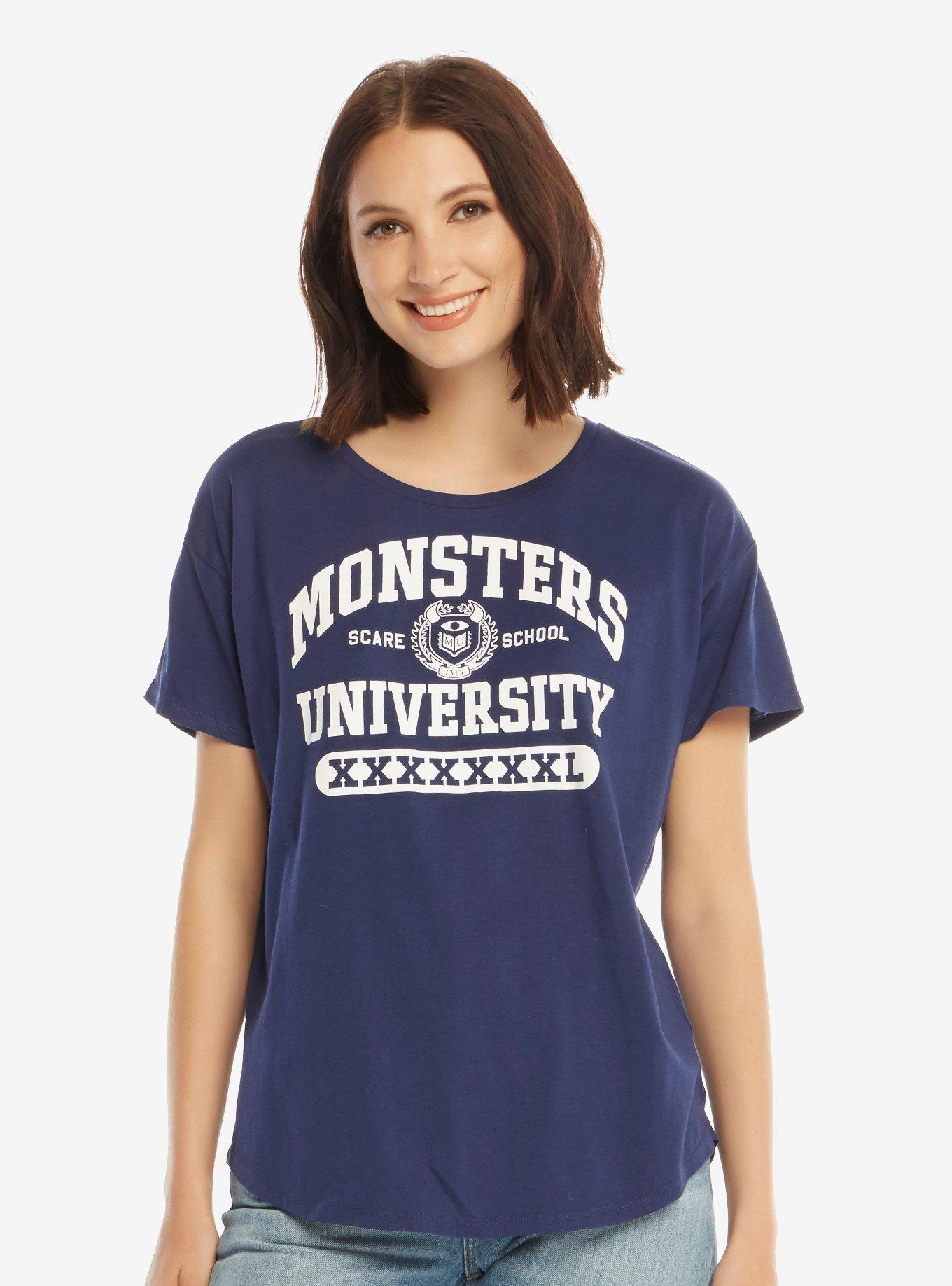 Disney Pixar Monsters University Athletic Womens Tee - BoxLunch Exclusive, , alternate