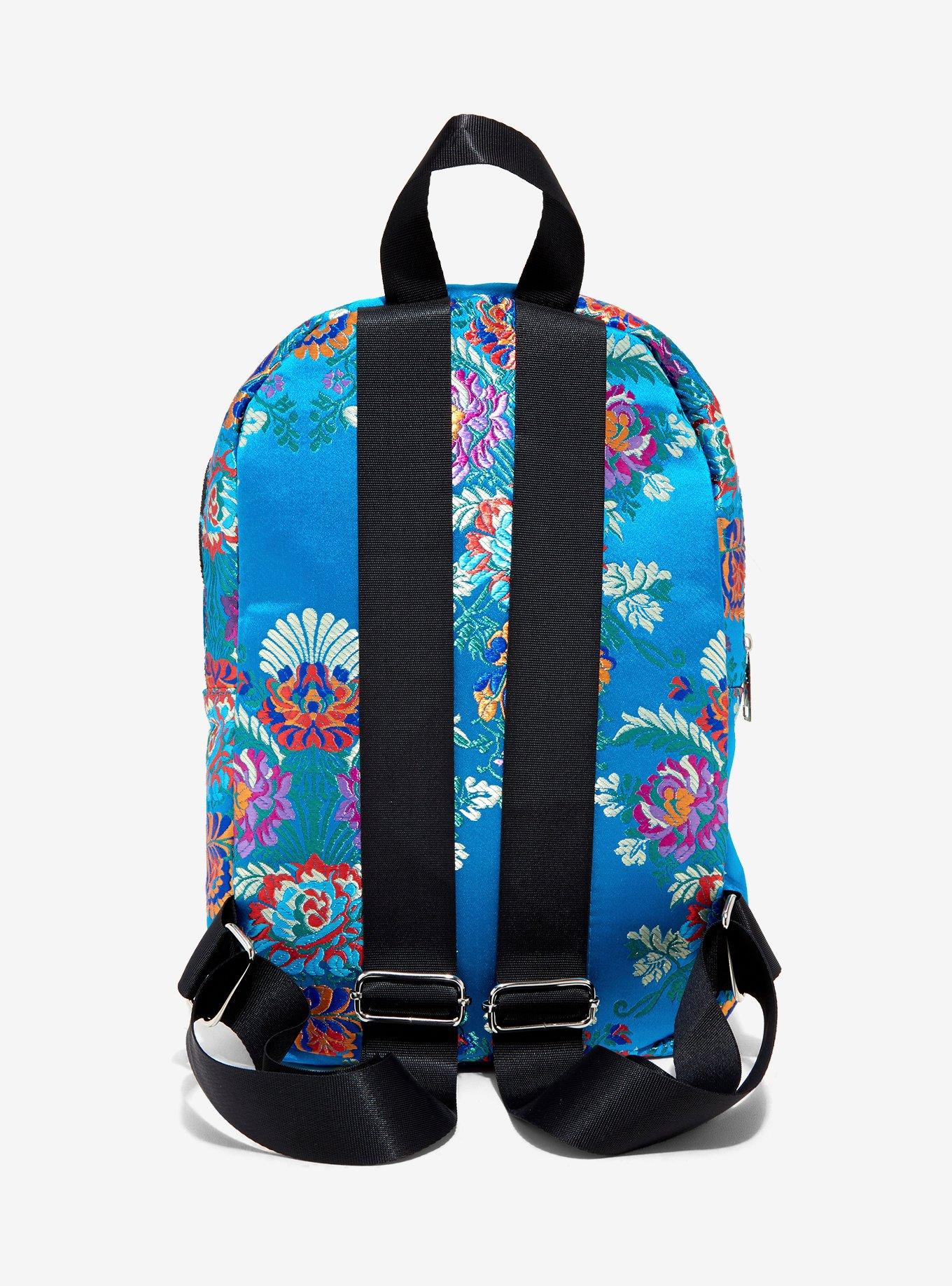 Chinese Style Floral Mini Backpack, , alternate
