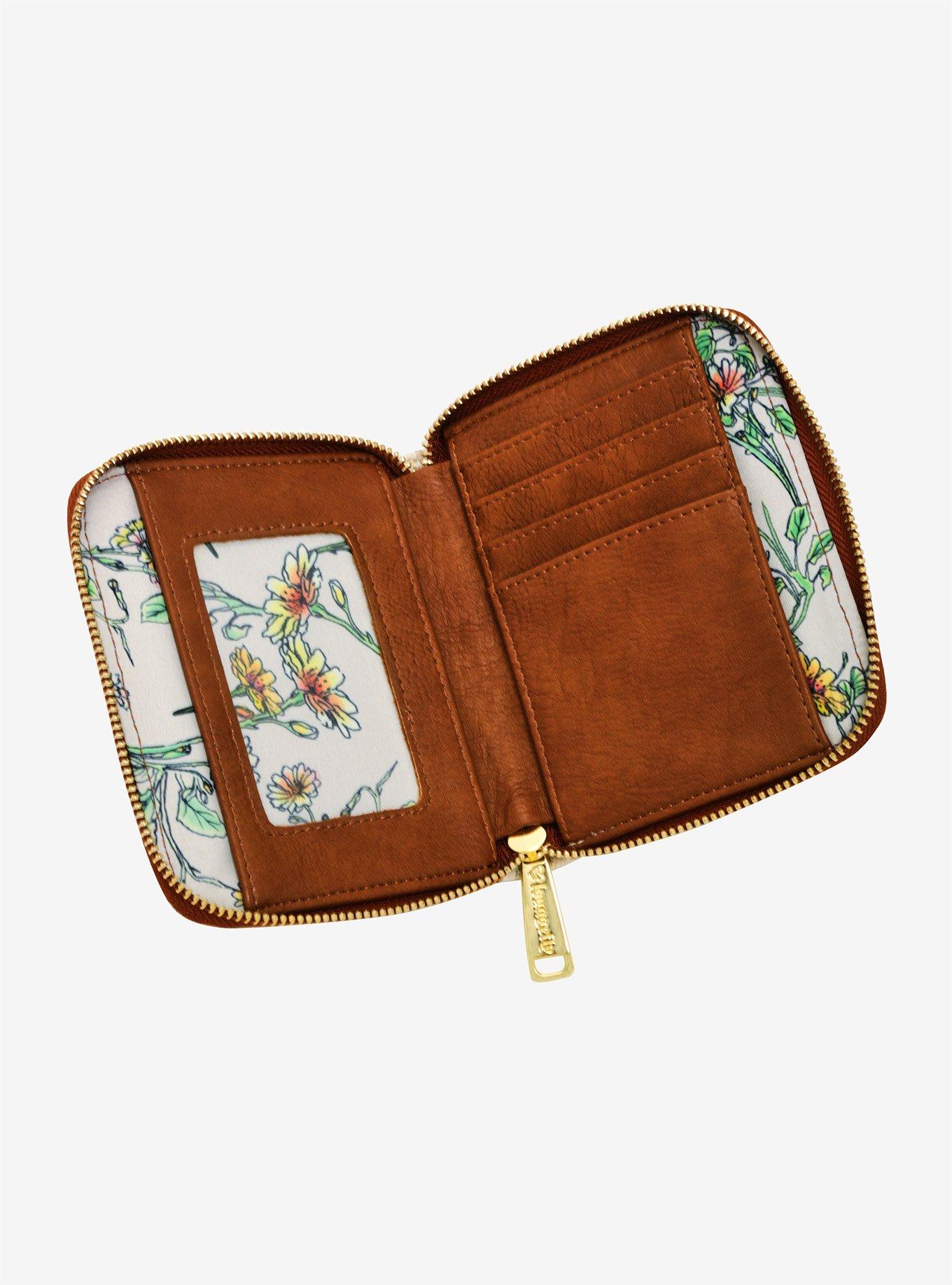 Loungefly Marvel Guardians Of The Galaxy Floral Groot Half Zip Wallet - BoxLunch Exclusive, , alternate