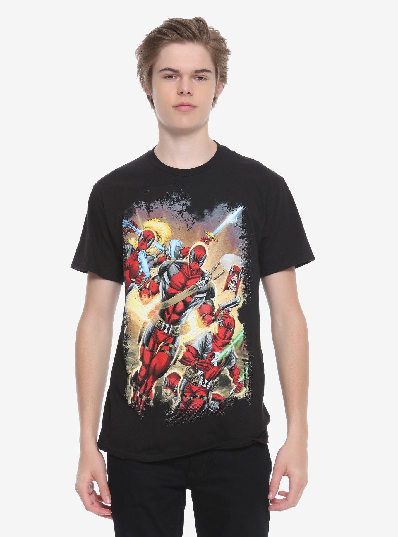 Marvel Deadpool Corps T-Shirt Hot Topic Exclusive, , alternate