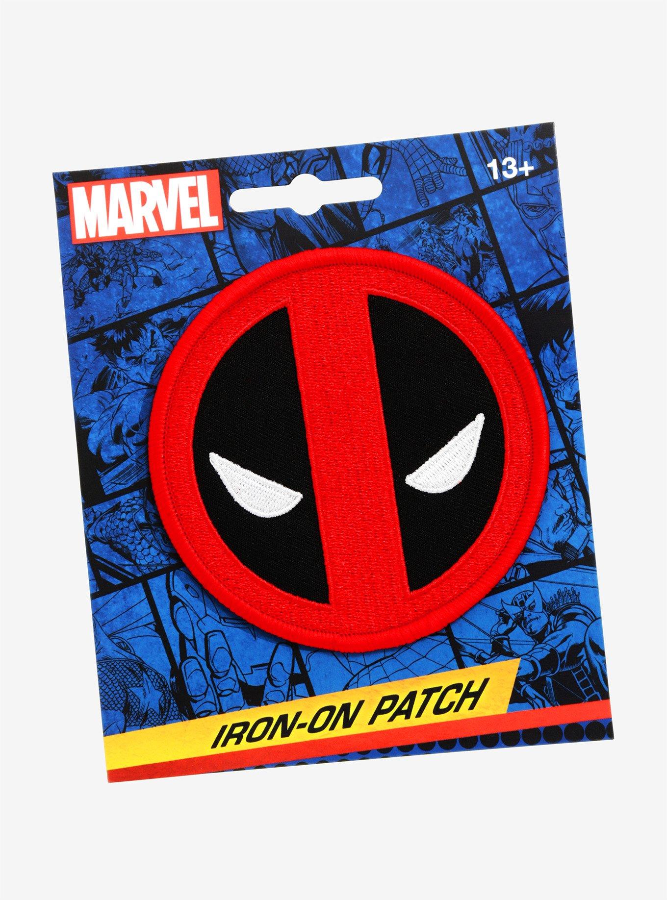 Marvel Deadpool Logo Iron-On Patch, , alternate