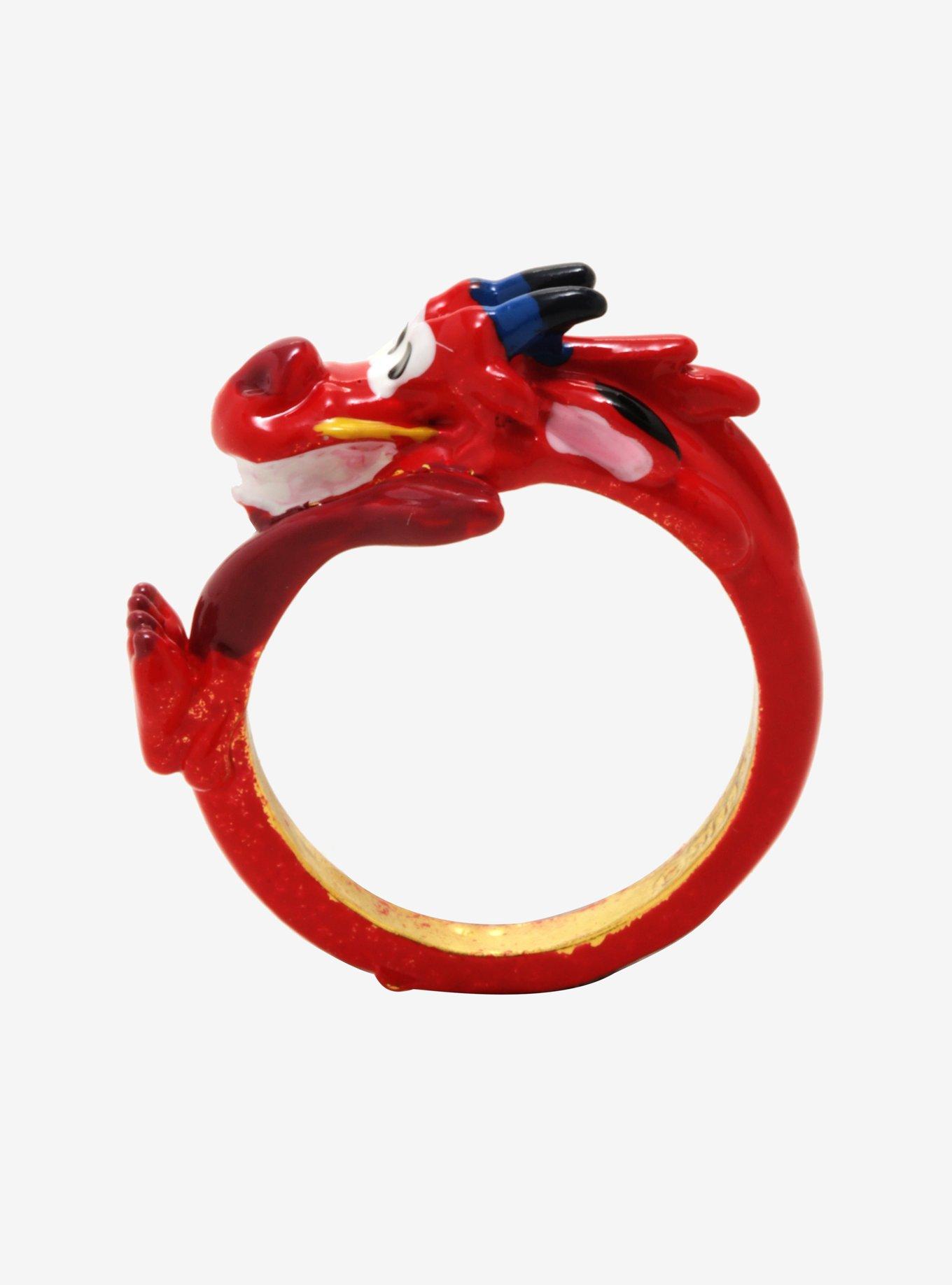 Disney Mulan Mushu Ring, , alternate