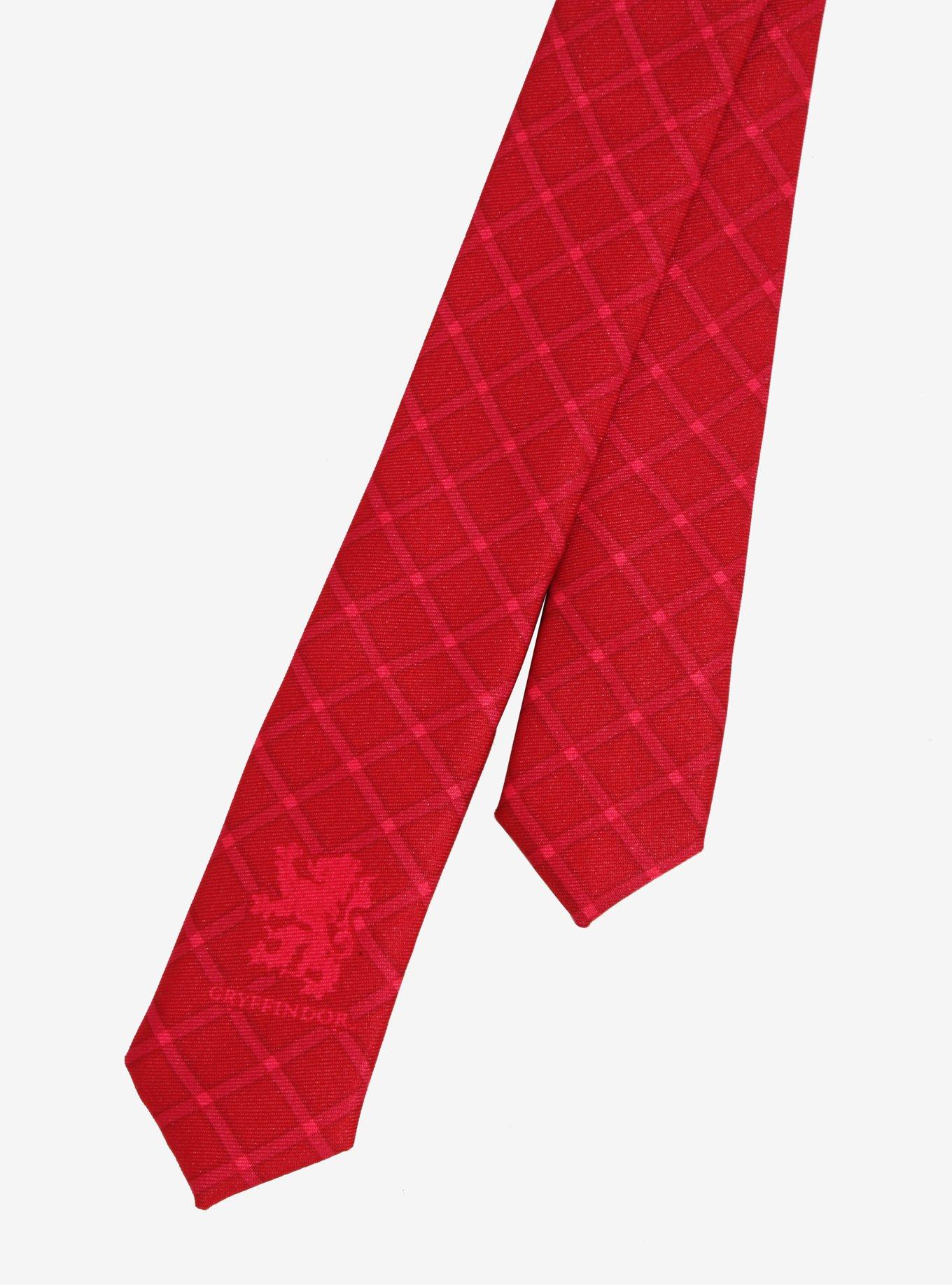 Harry Potter Gryffindor Sigil Skinny Tie, , alternate