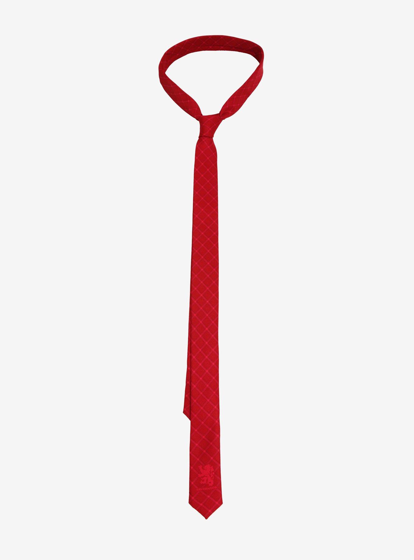 Harry Potter Gryffindor Sigil Skinny Tie, , alternate