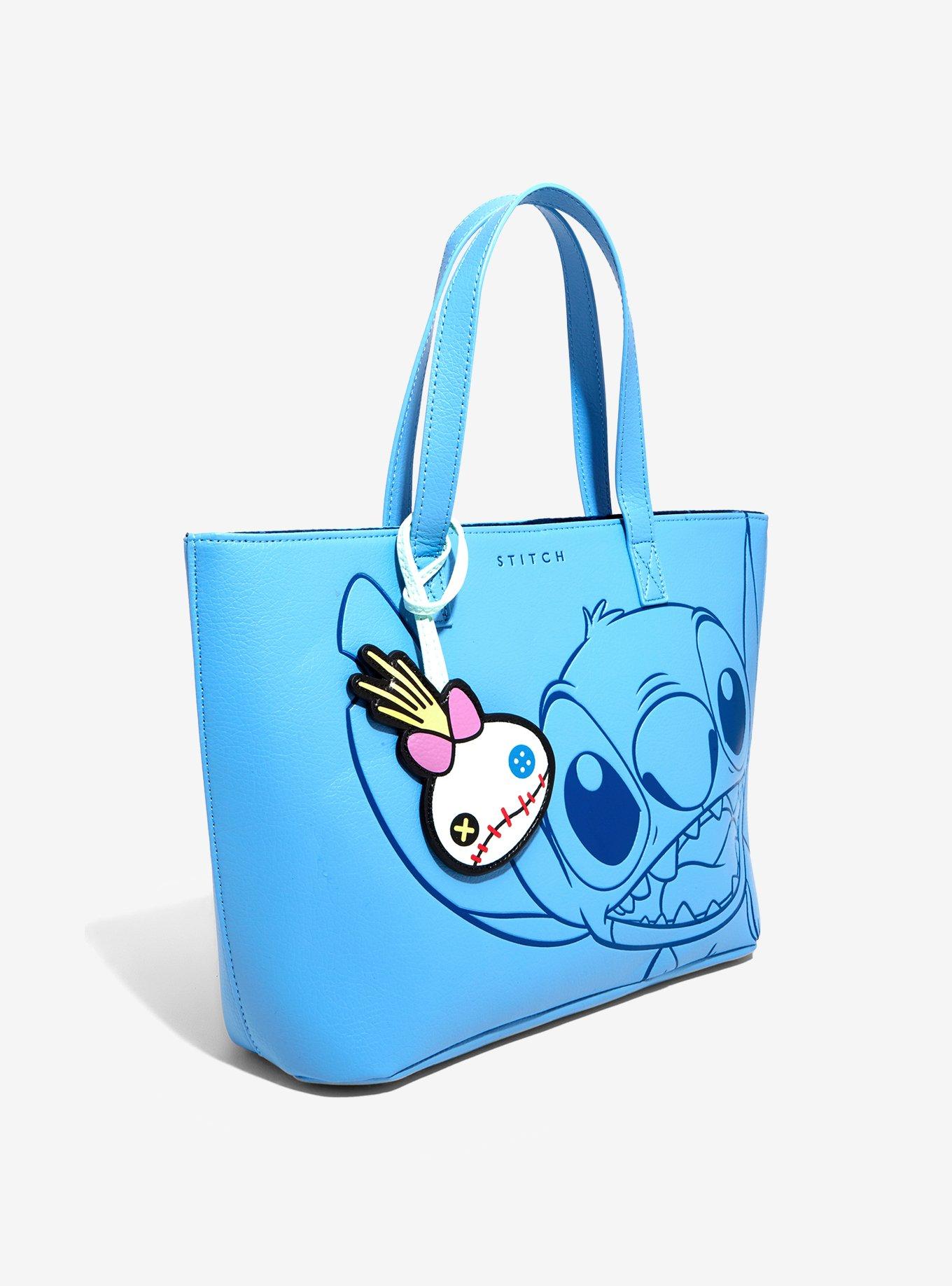 Loungefly Disney Lilo & Stitch Embossed Stitch Tote Bag, , alternate