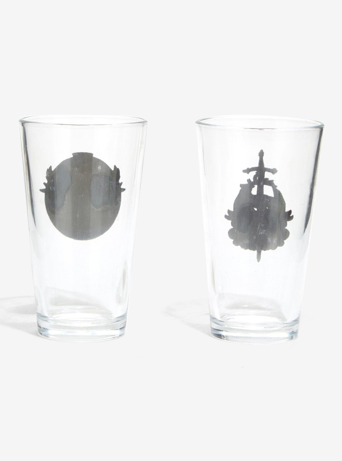 Outlander Metal Emblem Pint Glass Set, , alternate