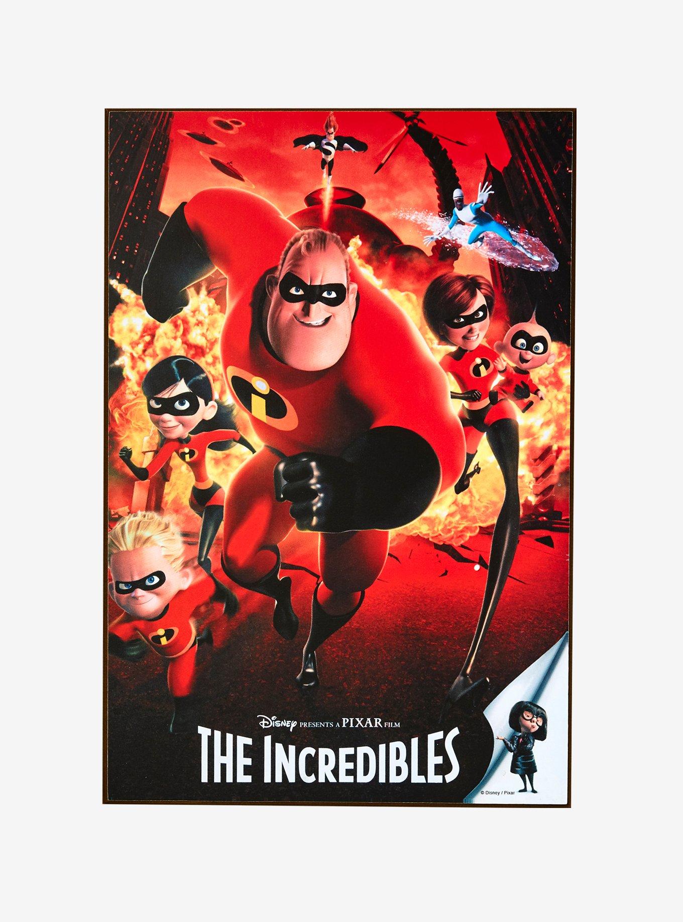 Disney Pixar The Incredibles Movie Poster Wood Wall Art, , alternate