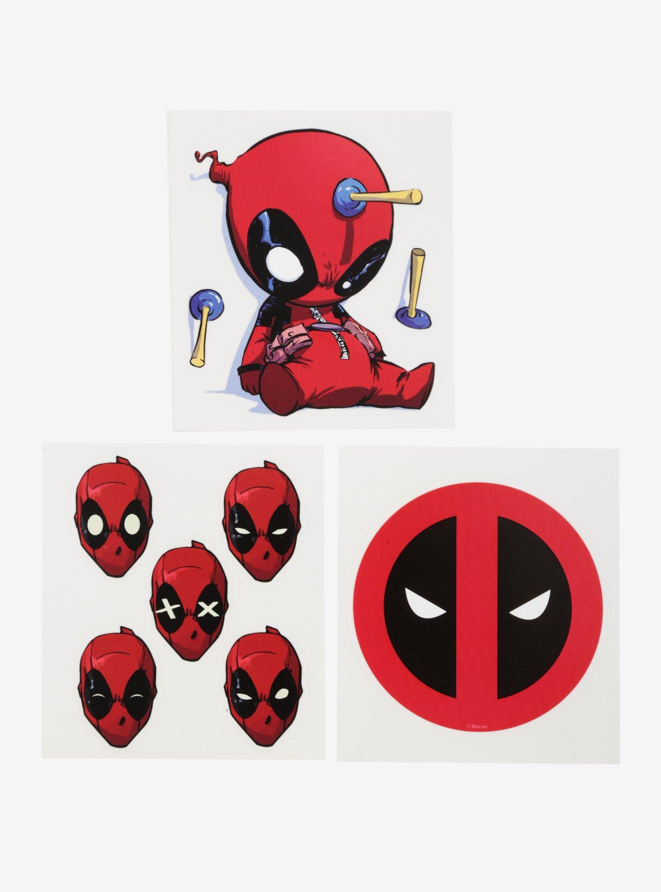 Marvel Deadpool Decal Set, , alternate
